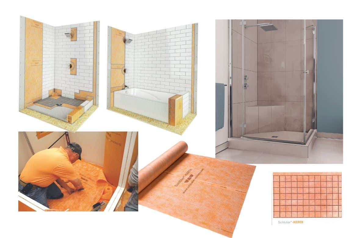 Beautiful Tiled Showers with Superior Moisture Protection and Peace of Mind