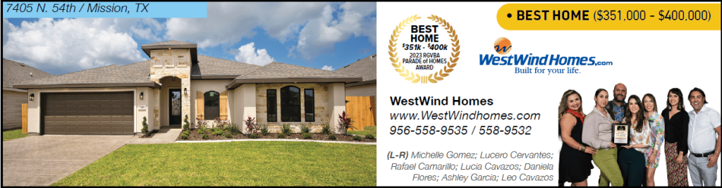 WestWind Homes - RGVBA POF winner