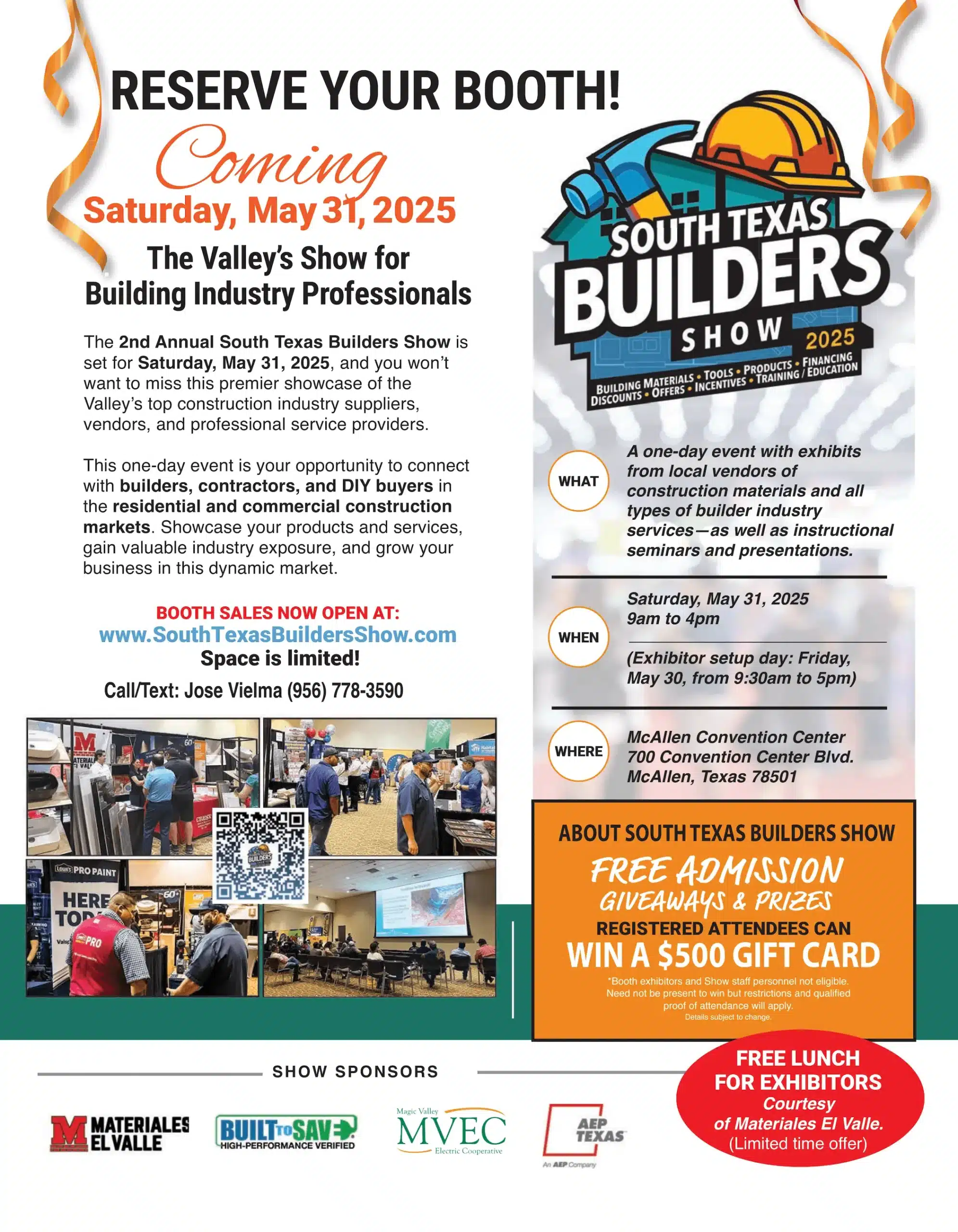 2025 Builders Show Flyer-BOOTH SALES NOW OPEN